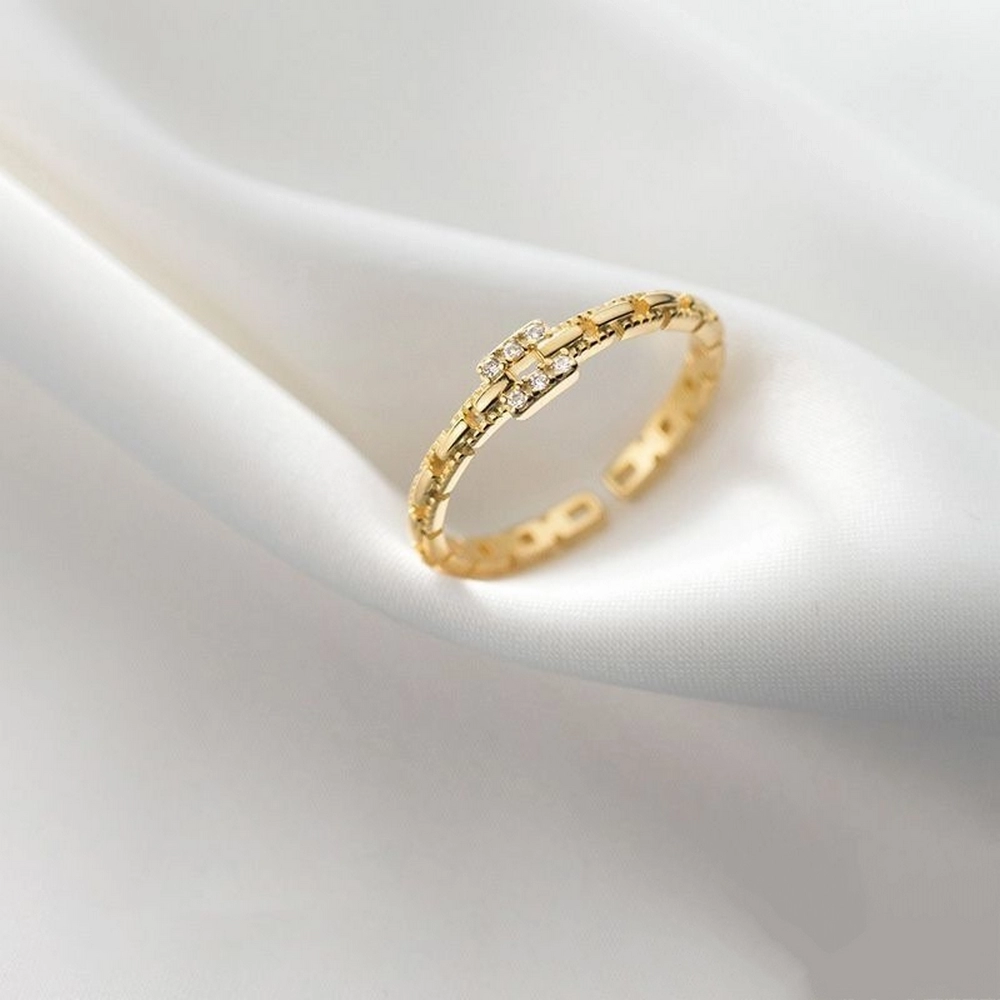 Nhẫn Mắt Xích Có Đá 0572 N7